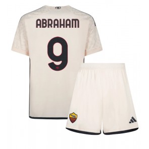AS Roma Tammy Abraham #9 Dětské Venkovní dres komplet 2023-24 Krátký Rukáv (+ trenýrky)